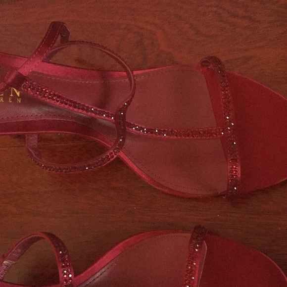 🔥Sexy Red Ralph Lauren Heels - Picture 3 of 3